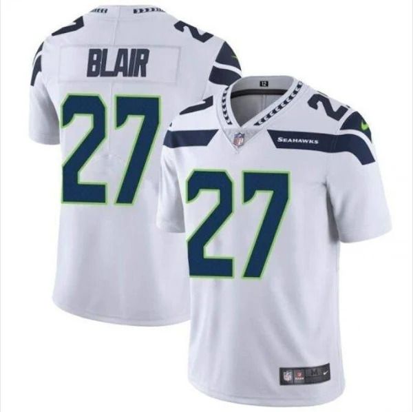 Men Seattle Seahawks #27 Marquise Blair Nike White Vapor Limited NFL Jersey->seattle seahawks->NFL Jersey
